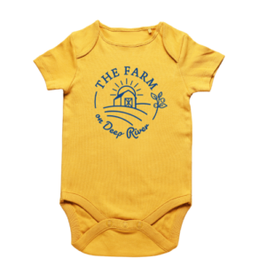 The Farm Sample Yellow Infant Onesie